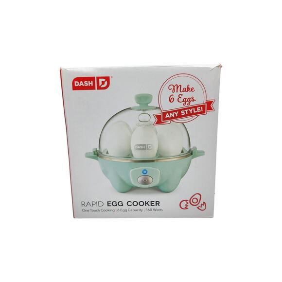 Dash Rapid Egg Cooker Make 6 Eggs Any Style One Touch Cooking 360 Watts - Picture 3 of 8